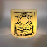 Tarot Fused Glass 4.25" Candle Shield Sconce