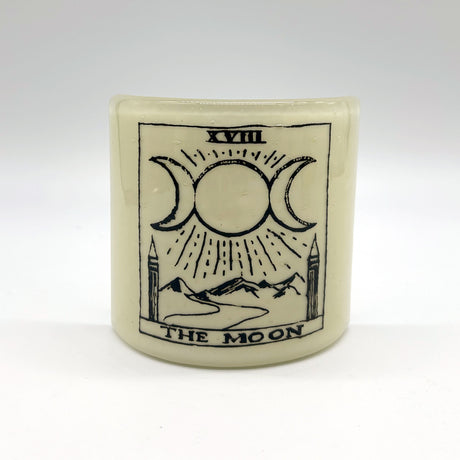 Tarot Fused Glass 4.25" Candle Shield Sconce