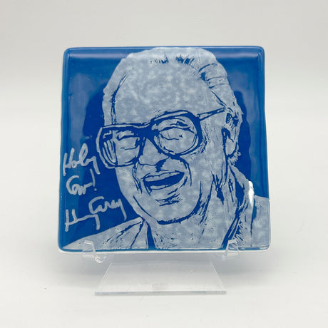 Haray Caray Chicago Fused Glass 4" Single Coaster