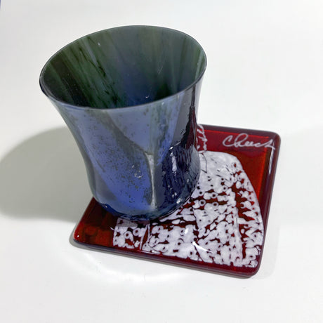 Cheech Marin  Fused Glass 4" Single Coaster