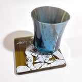 Tommy Chong  Fused Glass 4" Single Coaster
