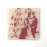 Dolly Handmade 4" Handmade Fused Glass Coaster