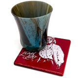 Flavor Flav  Fused Glass 4" Single Coaster