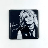 Chrissie Hynde  Fused Glass 4" Single Coaster