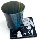 Chrissie Hynde  Fused Glass 4" Single Coaster