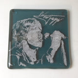 Mick Jagger Fused Glass 4" Single Coaster