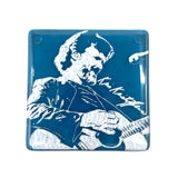 Kris Kristofferson Handmade 4" Handmade Fused Glass Coaster