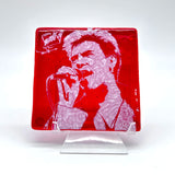 Simon LeBon Fused Glass 4" Single Coaster