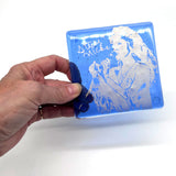 Stevie Nicks Fused Glass 4" Single Coaster