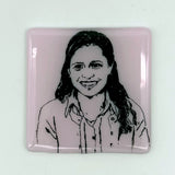 The Office - Pam Beesly Actor Jenna Fischer Single Coaster