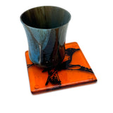 Birds | Robin Fused Glass 4" Single Coaster