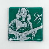 Geddy Lee Handmade 4" Fused Glass Single Coaster