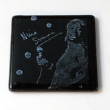 Nina Simone Fused Glass 4" Single Coaster