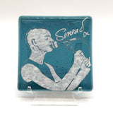 Sinead O'Connor Fused Glass 4" Single Coaster