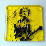 Bruce Springstein  Fused Glass 4" Single Coaster
