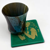Donna Summer  Fused Glass 4" Single Coaster