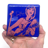 Taylor Swift Eras Handmade 4" Handmade Fused Glass Coaster