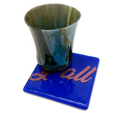 Y'all Handmade Fused Glass 4" Coaster