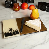 Camera 7x11" Fused Glass Cheese Plate