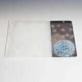 Dandelion 7x11" Fused Glass Cheese Plate