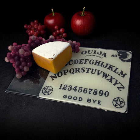 Witchy Ouija Board 7x11" Fused Glass Cheese Plate
