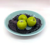 Bird's Nest Fused Glass Large 13" Serving Bowl | Made to order