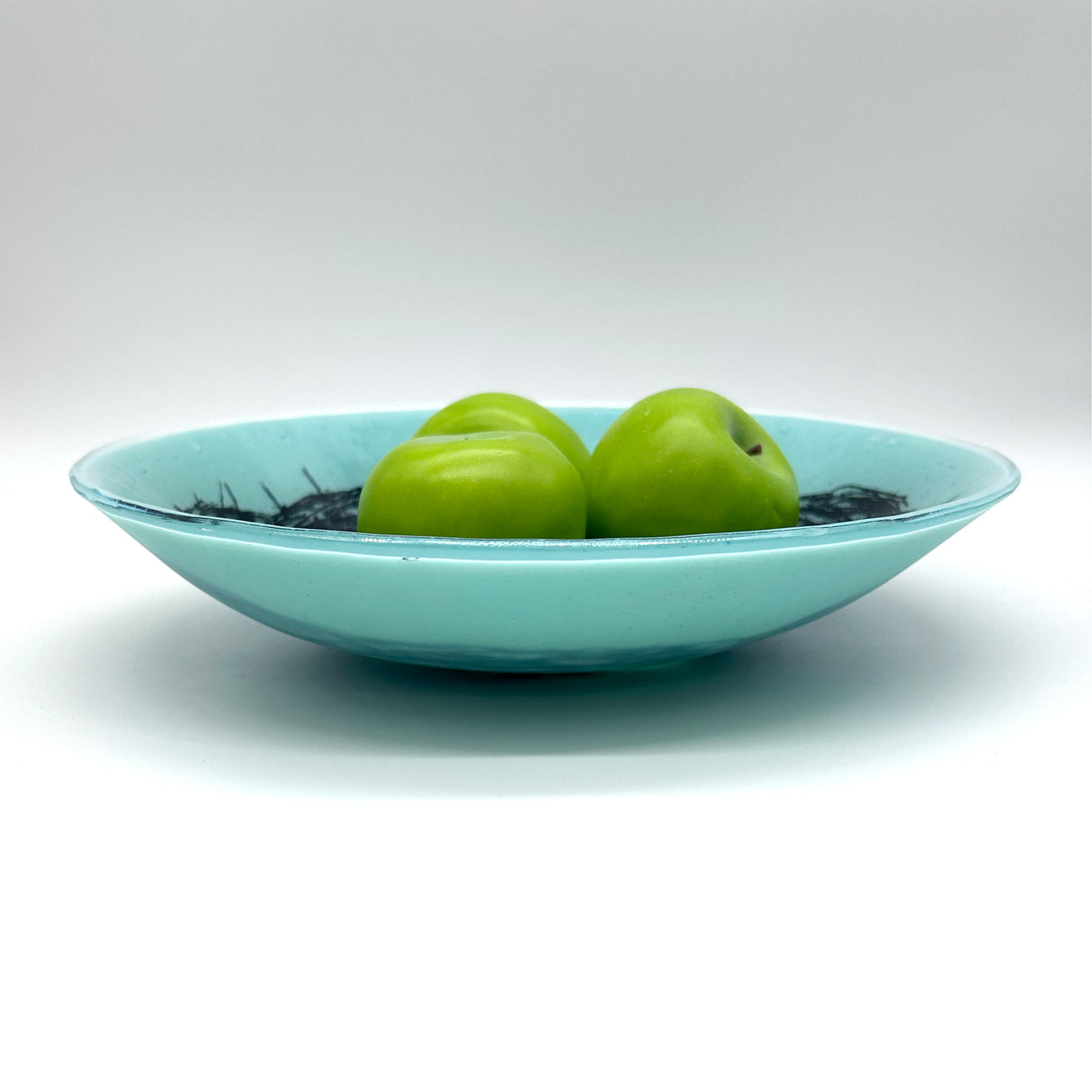 Bird's Nest Fused Glass Large 13" Serving Bowl | Made to order