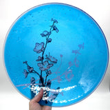 Cherry Blossom Fused Glass Large 13" Serving Bowl | Made to order