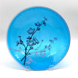 Cherry Blossom Fused Glass Large 13" Serving Bowl | Made to order