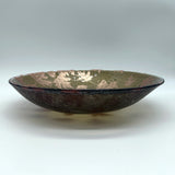 Falling Leaves Fused Glass Large 13" Serving Bowl | Made to order
