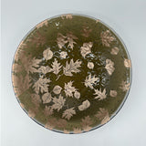 Falling Leaves Fused Glass Large 13" Serving Bowl | Made to order