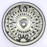 Witchy Ouija Board Fused Glass Large 13" Serving Bowl | Made to order
