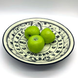 Witchy Ouija Board Fused Glass Large 13" Serving Bowl | Made to order