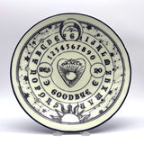 Witchy Ouija Board Fused Glass Large 13" Serving Bowl | Made to order