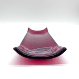 Bike 17" Fused Glass Channel Platter * Made to Order