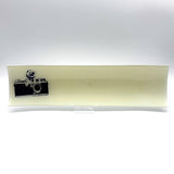 Camera 17" Fused Glass Channel Platter * Made to Order