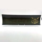 Black Cat 17" Fused Glass Channel Platter * Made to Order