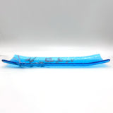 Cherry Blossom 17" Fused Glass Channel Platter * Made to Order