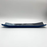 Dandelion 17" Fused Glass Channel Platter * Made to Order