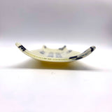 Falling Leaves Autumn 17" Fused Glass Channel Platter * Made to Order