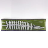 Fern Leaf 17" Fused Glass Channel Platter * Made to Order