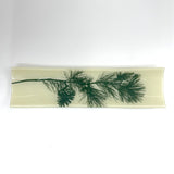 Pine Bough 17" Fused Glass Channel Platter * Made to Order