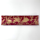 Pomegranate 17" Fused Glass Channel Platter * Made to Order