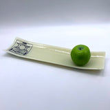 Tarot Card 17" Fused Glass Channel Platter * Made to Order