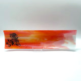 Tiger Tattoo 17" Fused Glass Channel Platter * Made to Order