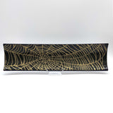 Mystical Web 17" Fused Glass Channel Platter * Made to Order
