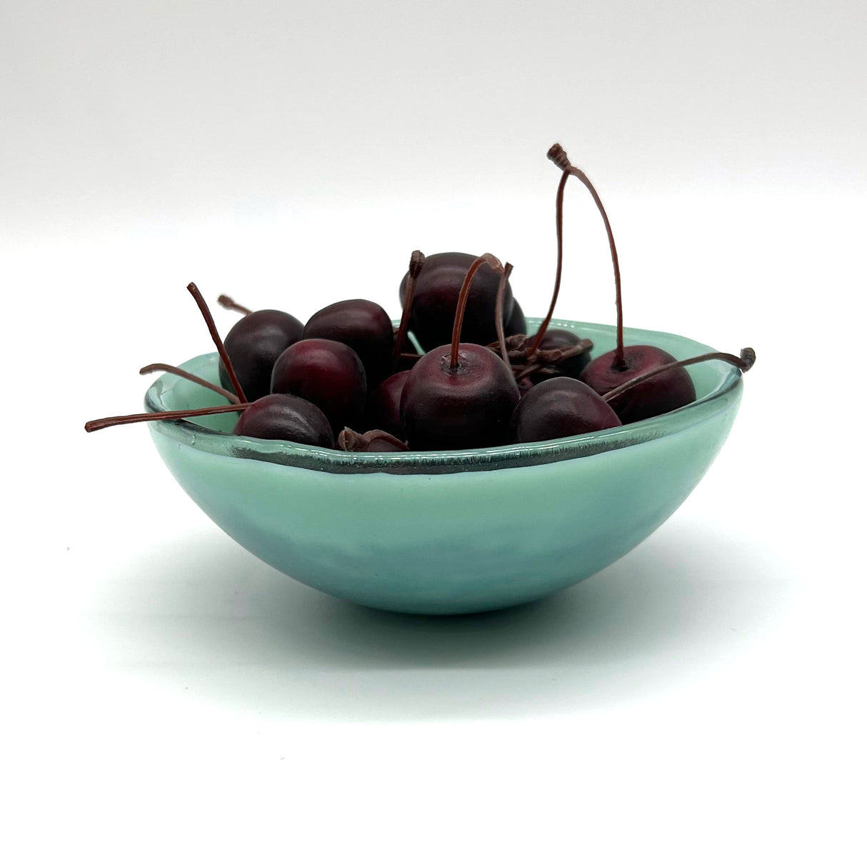 Bird's Nest Fused Glass 5" Small Bowl