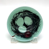 Bird's Nest Fused Glass 5" Small Bowl