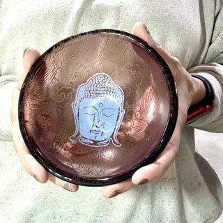 Buddha Fused Glass 5" Small Bowl