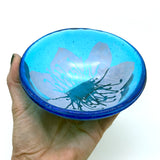 Cherry Blossom Fused Glass 5" Small Bowl